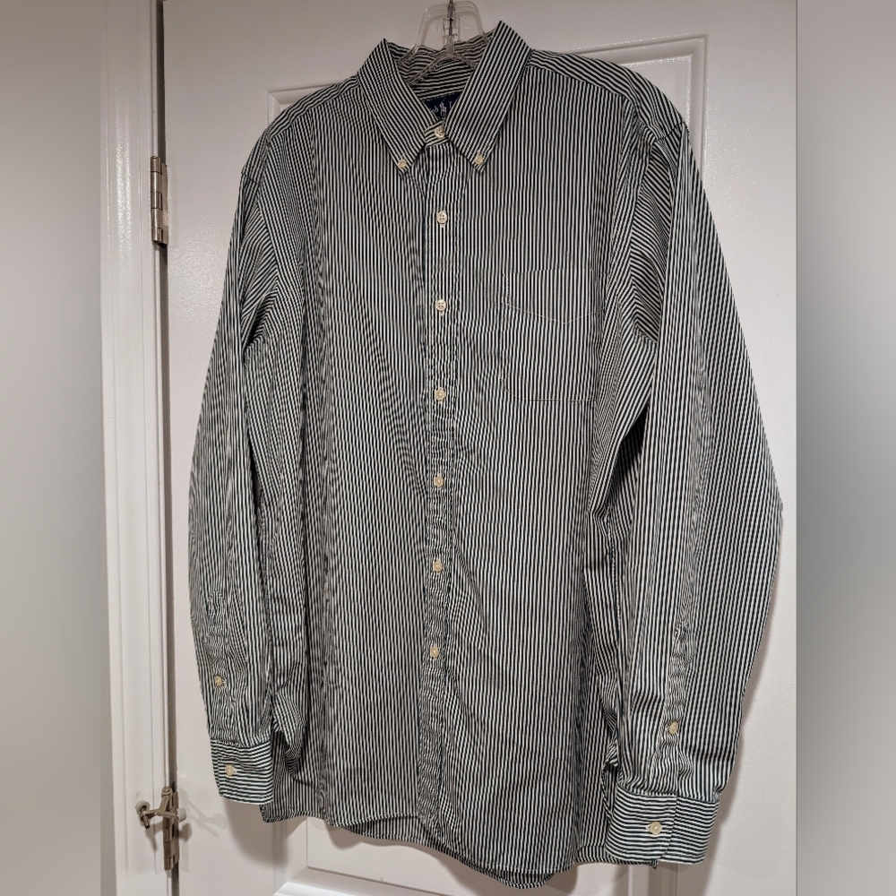 Ralph Lauren Men's Striped Button Down XL